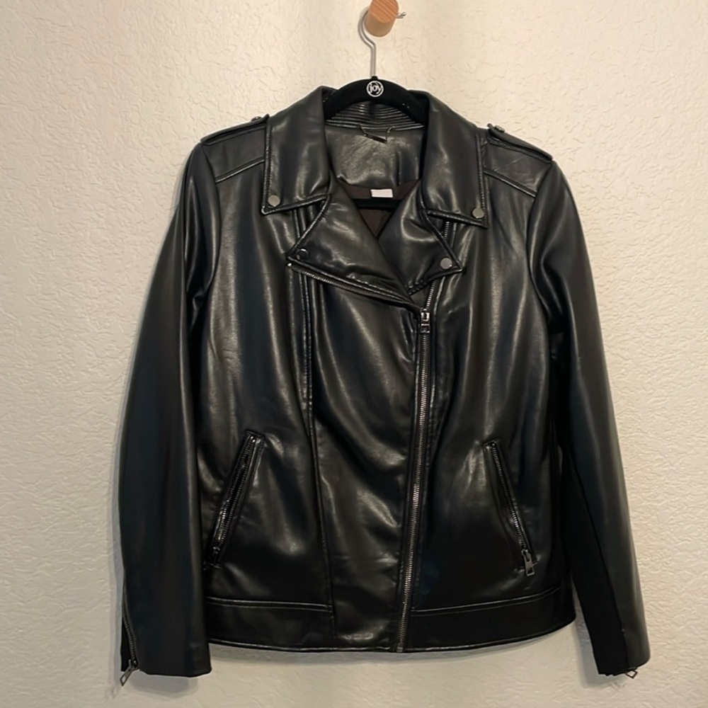 Chico’s - Women's Black Leather Jacket